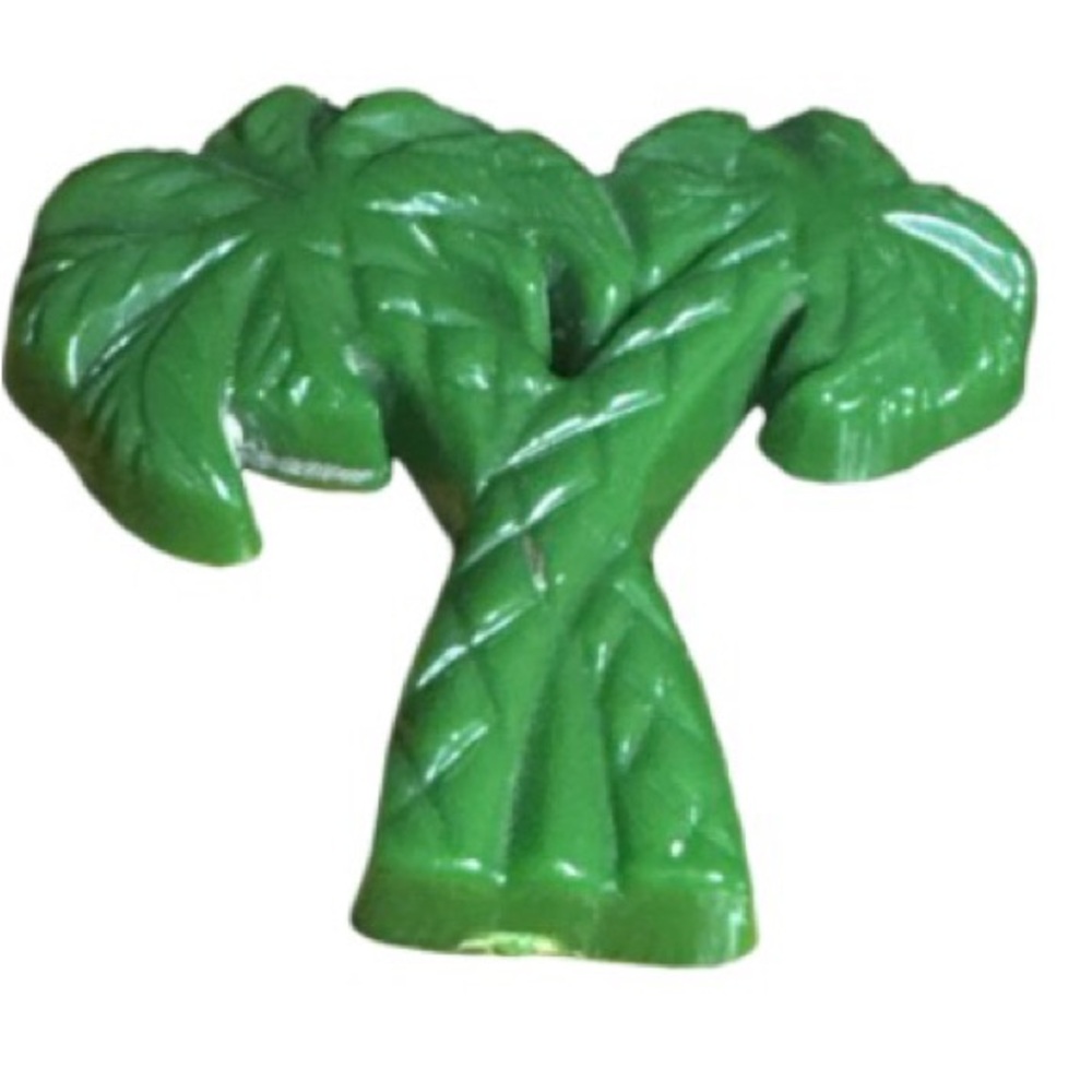 Green Palm Tree brooch